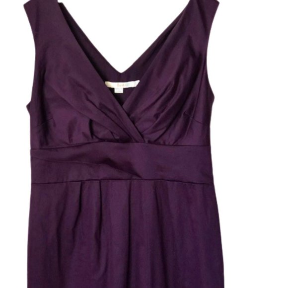 Boden Purple Plum Smart Shift WH251 Sleeveless Cotton - 6L - Picture 2 of 10